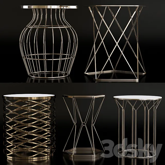 Luxury side table 3DModel Luxury side table 3DModel