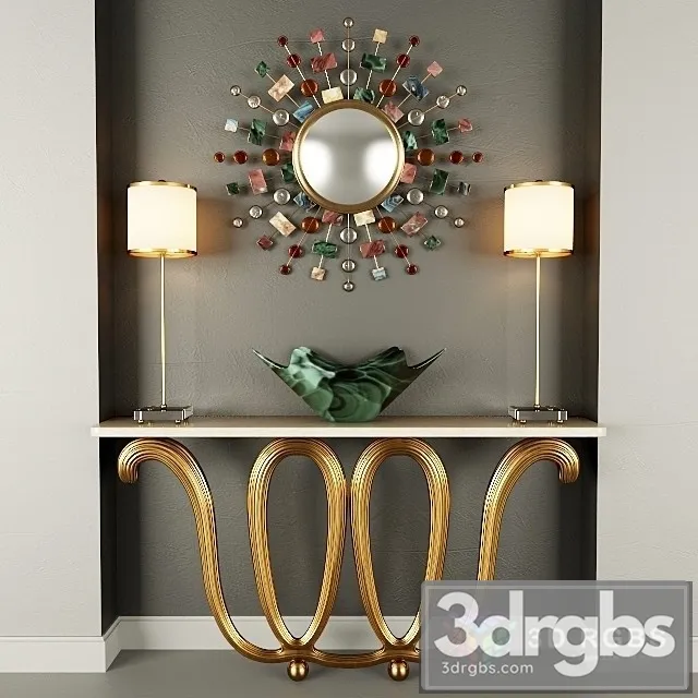 Luxury Snape Console 3D Model Download