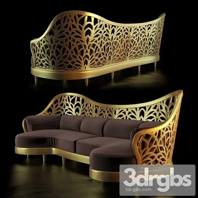 Luxury Sofa Roberto Ventura 3D Model Download