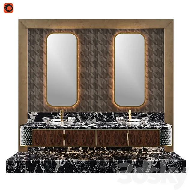 LUXURY – Wash Basin 06 3D Model