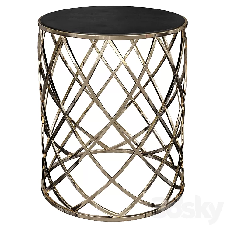 Luxury Wireframe Side Tables # 001 3D Model