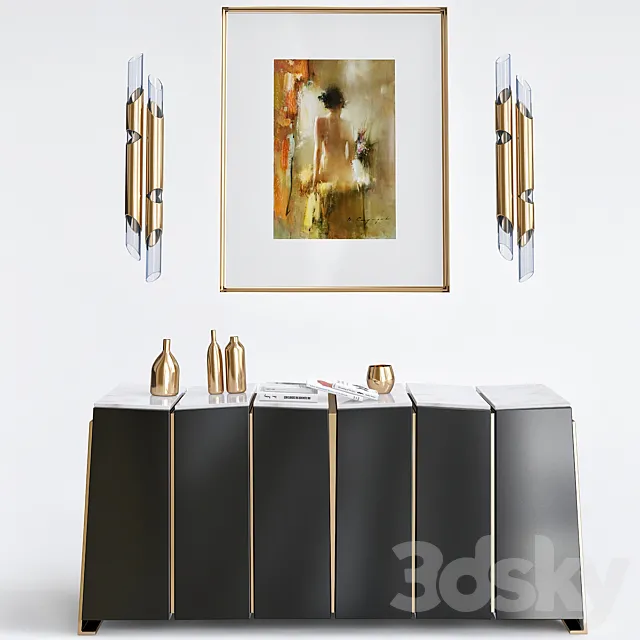 Luxxu console table 3DModel Luxxu console table 3DModel