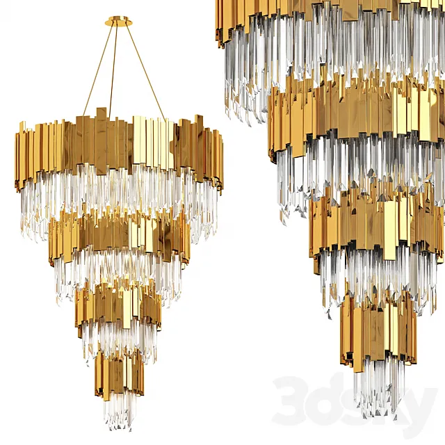 LUXXU EMPIRE CHANDELIER 3D Model