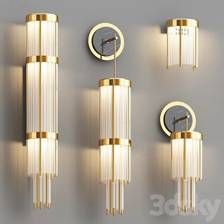 Luxxu Pharo Wall lamps 3D Model Free Download