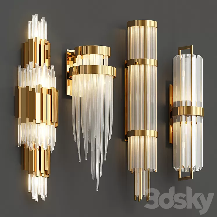 Luxxu Wall Lamps 2 3D Model