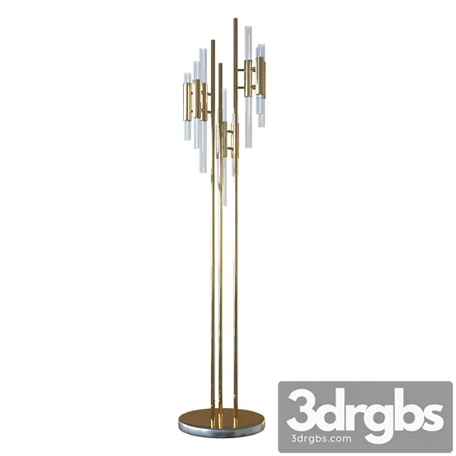 Luxxu Waterfall Floor Lamp 3D Model Download