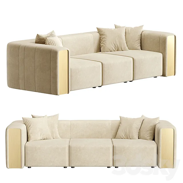 Luz sofa Sofa 3D Model Luz sofa Sofa 3D Model