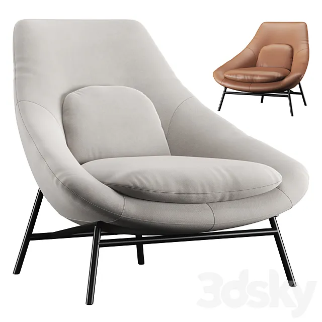 LXR25 Armchair 3D Model LXR25 Armchair 3D Model