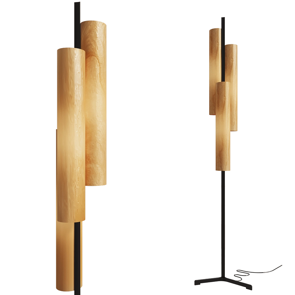 LZF – Floor lamp BLACK NOTE TRIPLET 3D Model