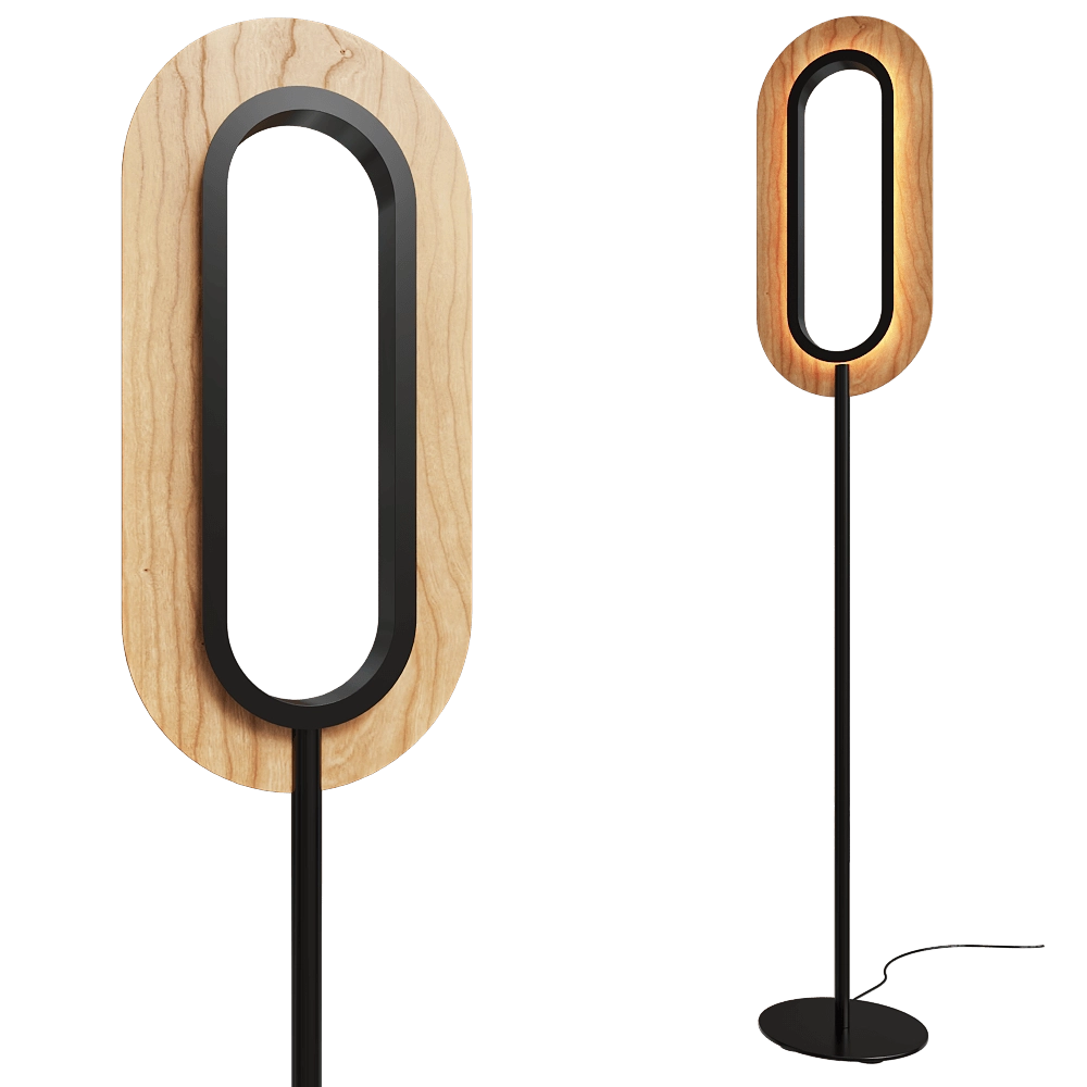 LZF – Floor lamp Lens Oval 3D Model