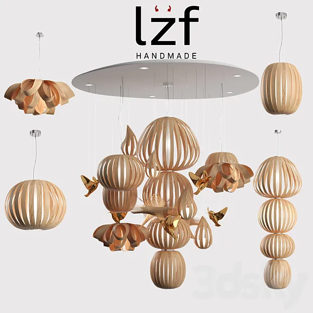 LZF Lamps _ Set of lamps 3D Model