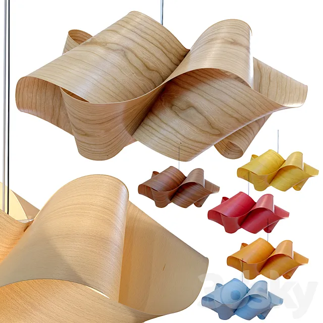 LZF – SWIRL ceiling light 3D Model