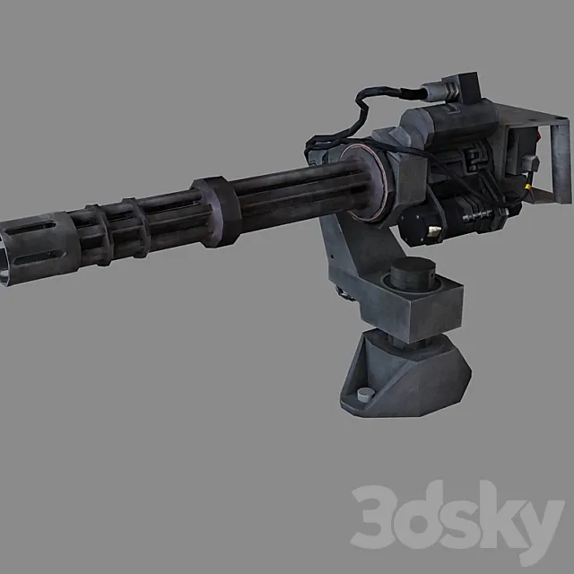 M134 Minigun 3D Model M134 Minigun 3D Model