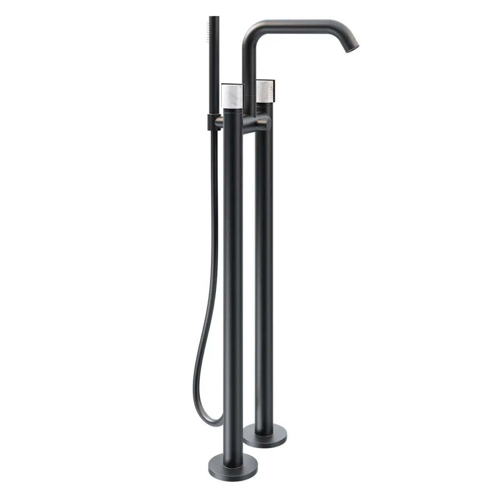M307 Floor Mounted Bathtub Mixer by Varied Forms