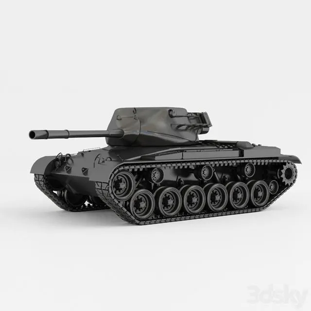 M47_patton 3D Model