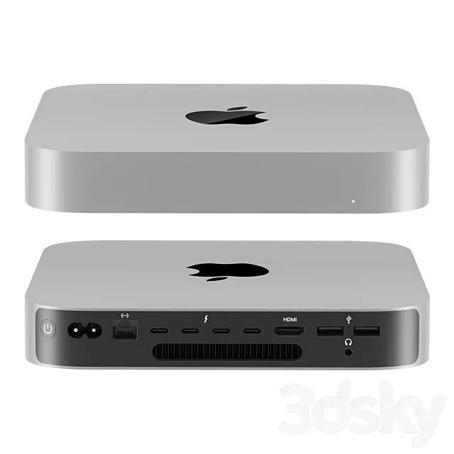 Mac mini m2 pro 2023 3D Model