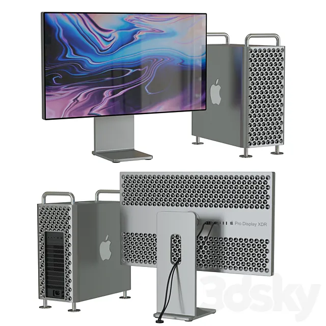 Mac pro 2019 3D Model