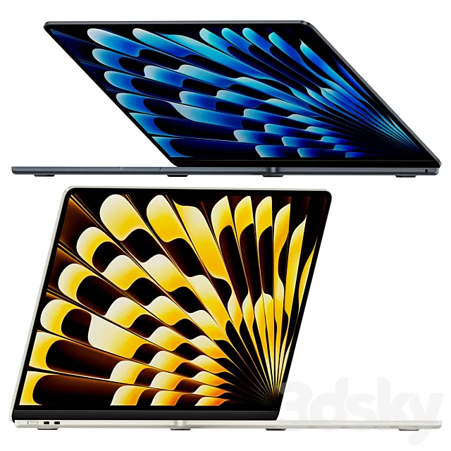 Macbook Air 15 – 2023 apple 3D Model
