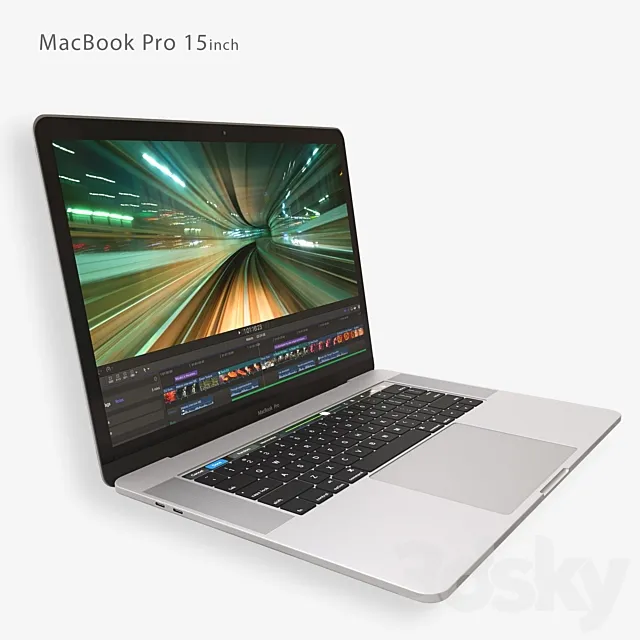MacBook Pro 15 3D Model