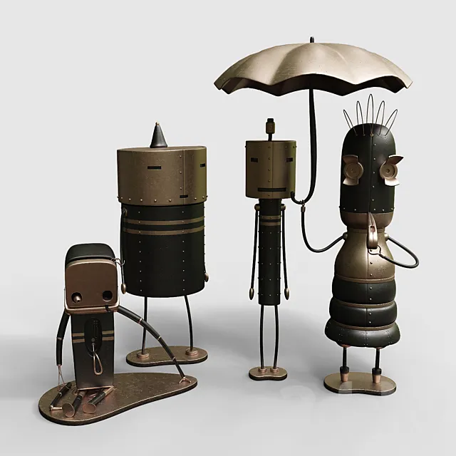 Machinarium Collection Vol 2 3DModel Machinarium Collection Vol 2 3DModel