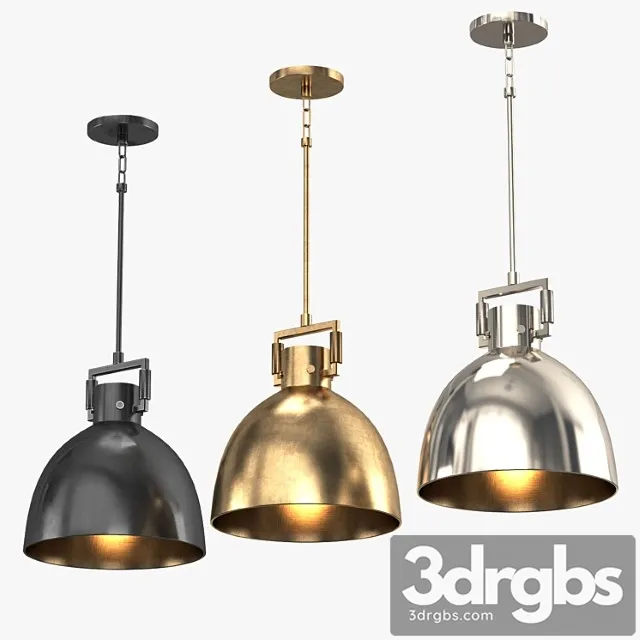 Machinist metal cloche pendant 3D Model Download Machinist metal cloche pendant 3D Model Download