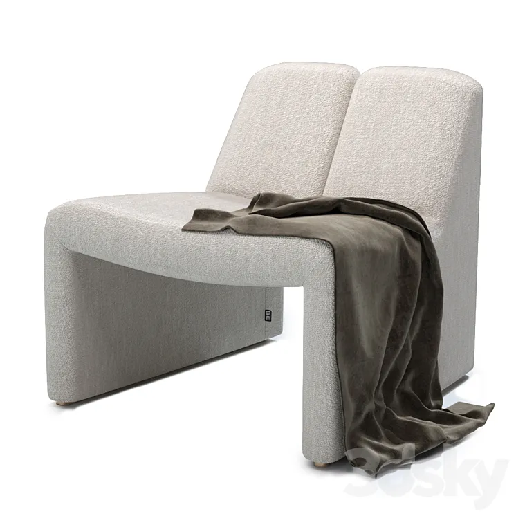 Macintosh Chair by Eichholtz 3D Model Free Download