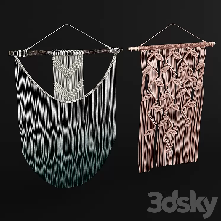 macrame 1 3D Model