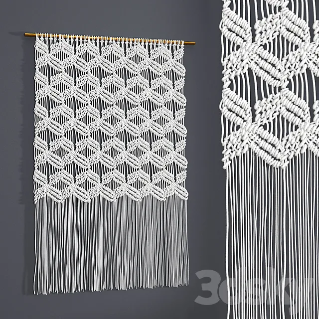 Macrame 3D Model Macrame 3D Model
