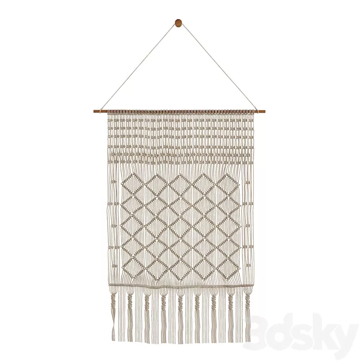 Macrame 3D Model Macrame 3D Model