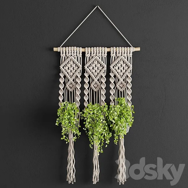Macrame Planter 3DModel