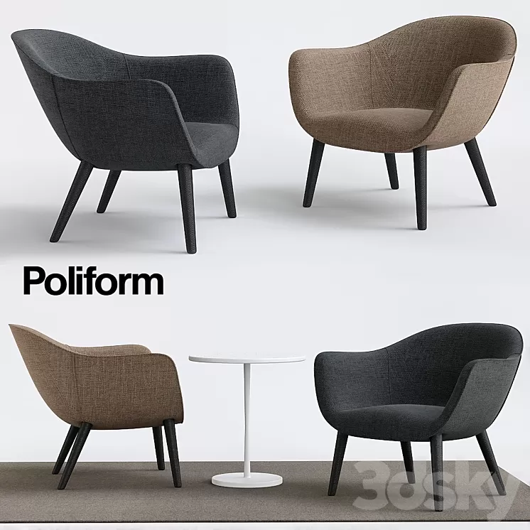 Mad Chair – Poliform 3D Model
