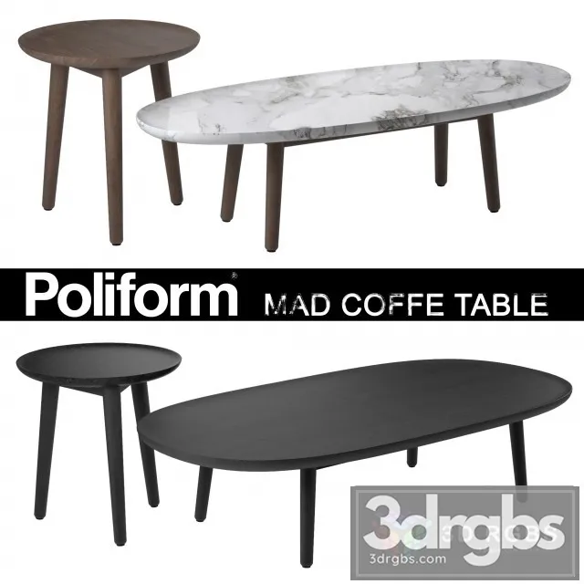 Mad Coffe Table 3D Model Download