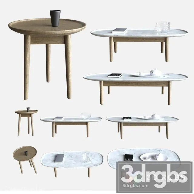 Mad Coffee Table Set 2 3D Model Download