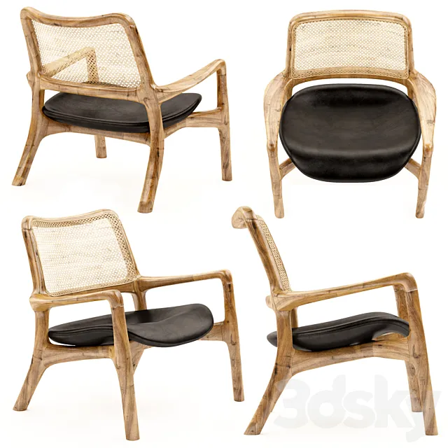 Mad lounge armchair 3D Model Mad lounge armchair 3D Model