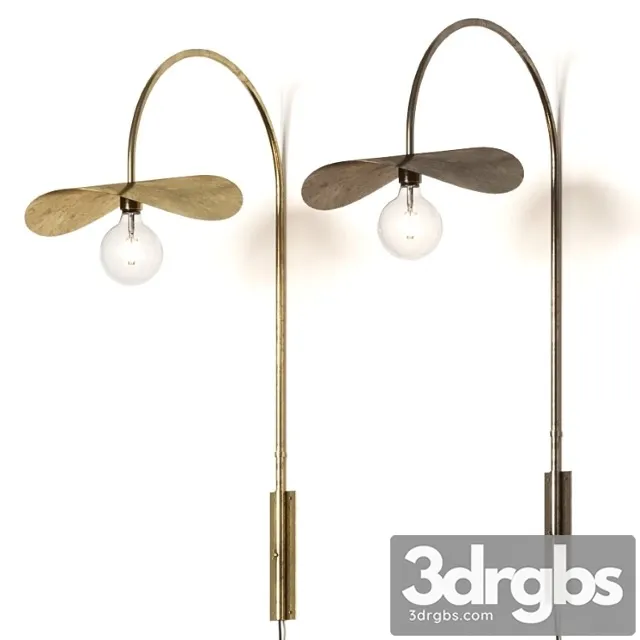 Madam stoltz metal aged brass & bronze wall lamp Madam stoltz metal aged brass & bronze wall lamp