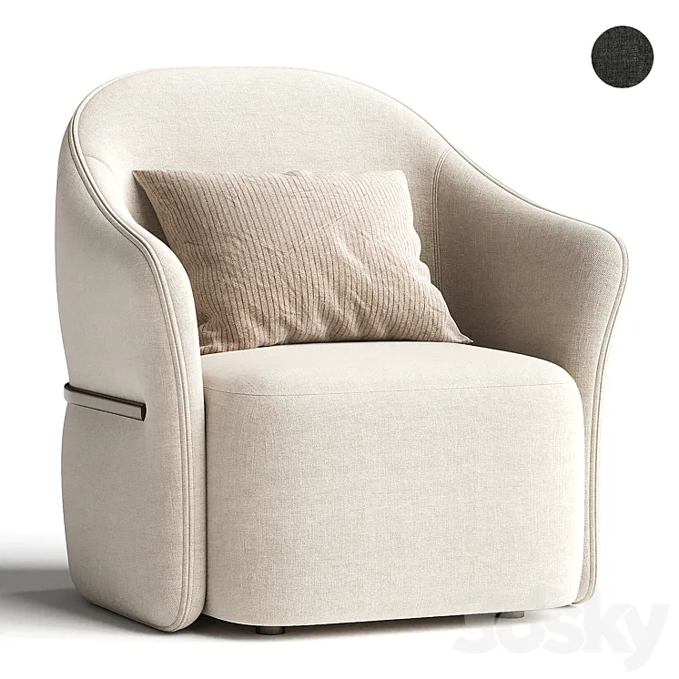 MADAME BUTTERFLY | Armchair By Flou 3D Model Free Download