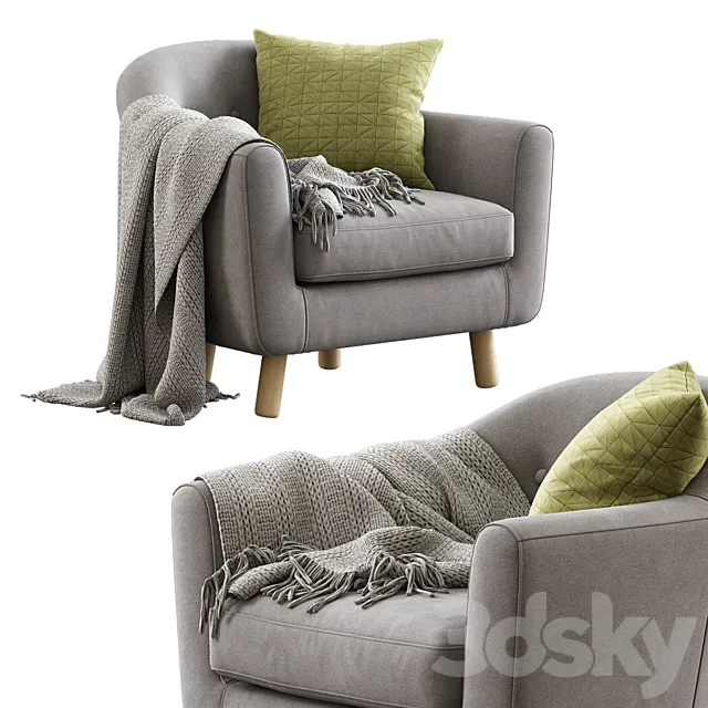 Made _ Lottie Armchair 3DModel