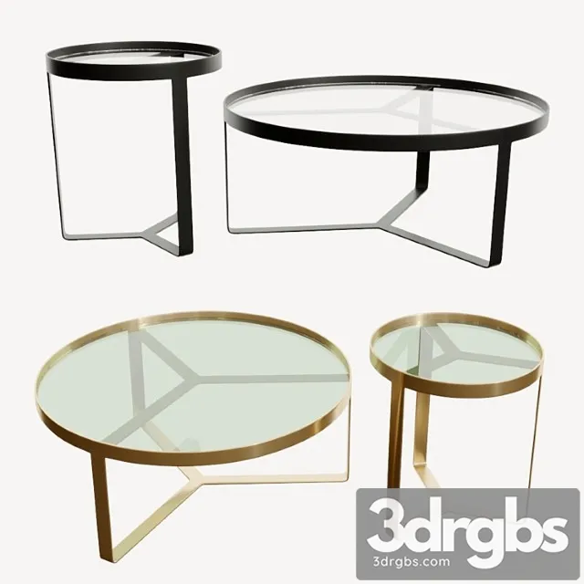 Made aula coffe tables 2 3D Model Download