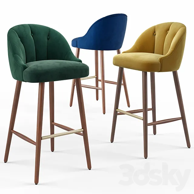Made. Bar stool Margot 3DModel