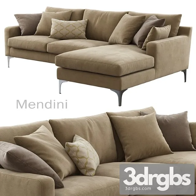 Made Mendini Corner Sofa 3D Model Download