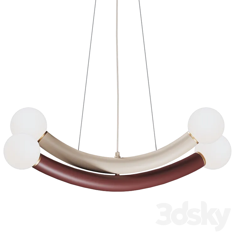 MADE Naila Pendant Ceiling Light 3D Model Free Download