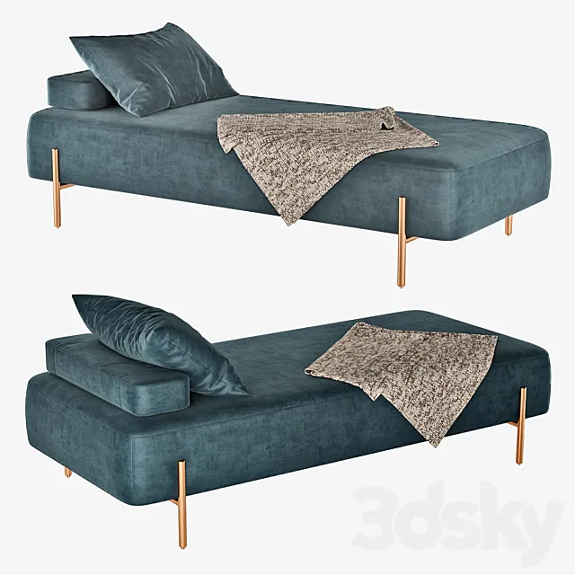 Made_Asare Day Bed 3DModel Made_Asare Day Bed 3DModel