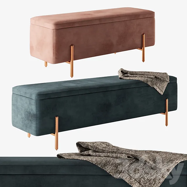 Made_Ottoman_Asare_set 3D Model