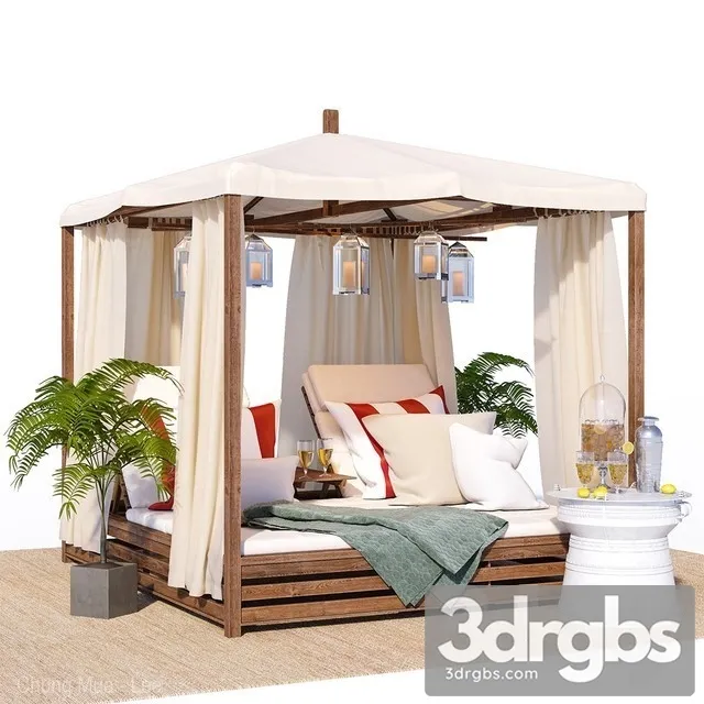 Madera Teak Set 3D Model Download