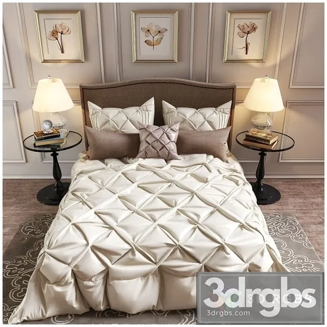 Madison Park Lafayette Bed 3D Model Download