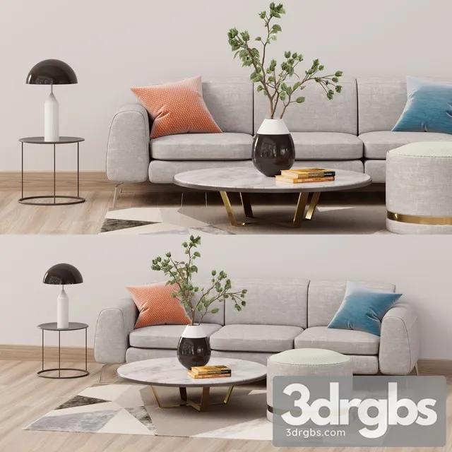 Madison Sofa 3D Model Download