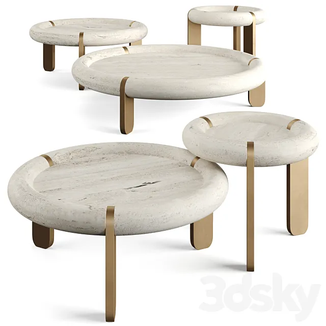 Madou coffee table by Enne 3D Model Madou coffee table by Enne 3D Model