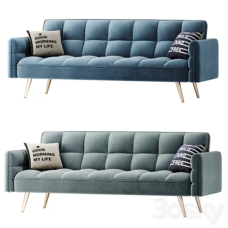 Madrid 3 seater sofa 3D Model
