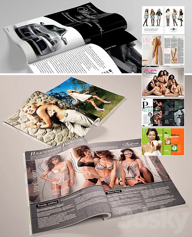 Magazine 3D Model