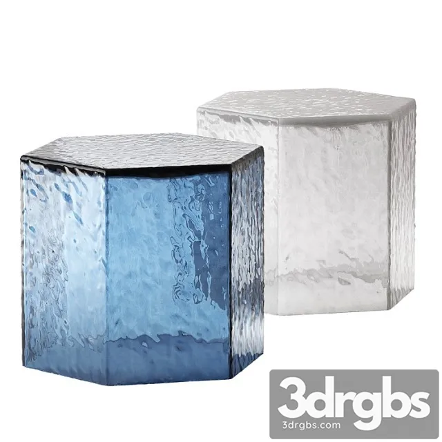 Magazine Table Bottle Side Table 3D Model Download